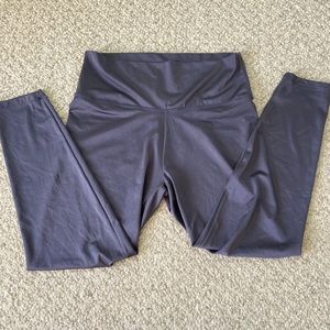 NWT Aerie Gray Metallic Leggings XL